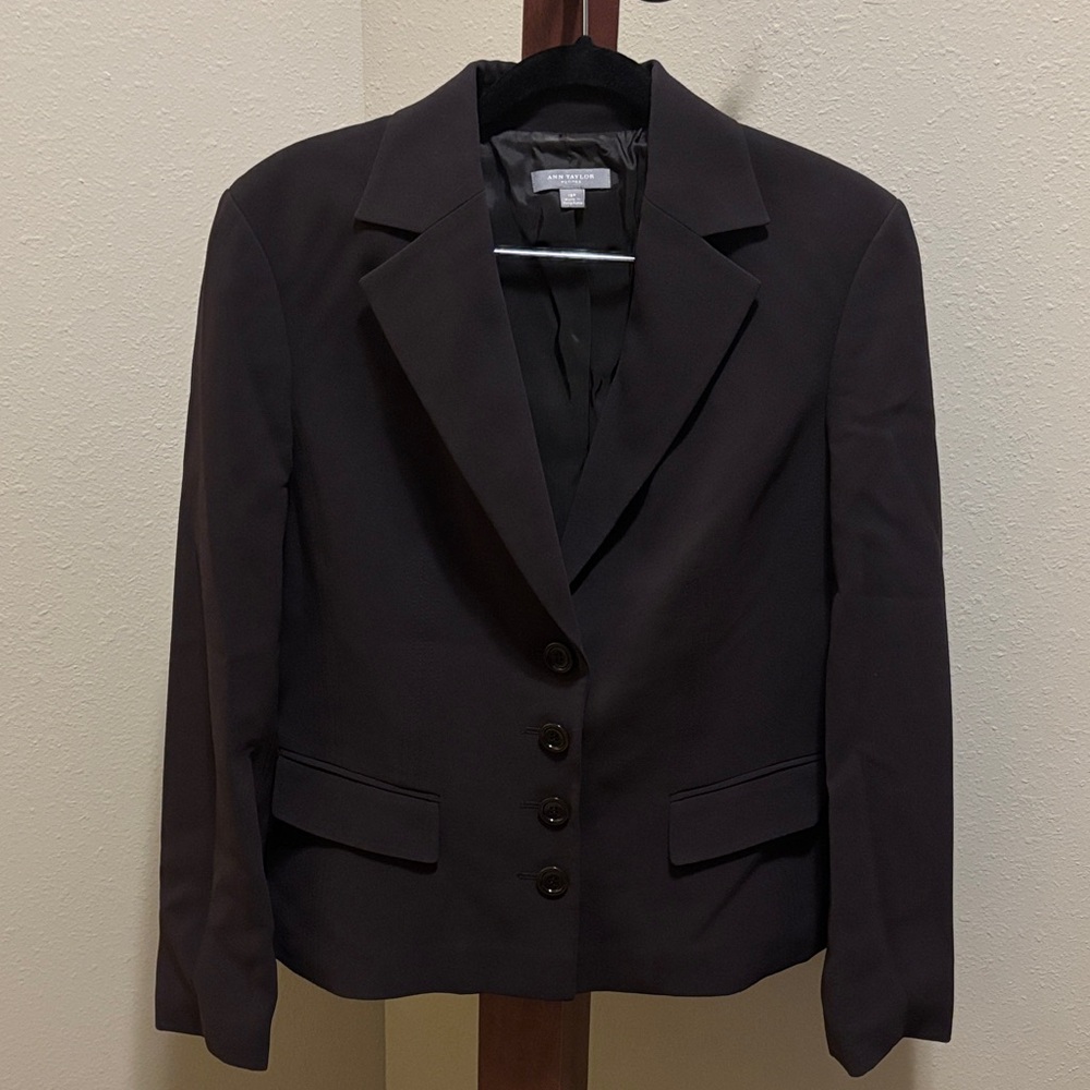 Ann Taylor Espresso Blazer